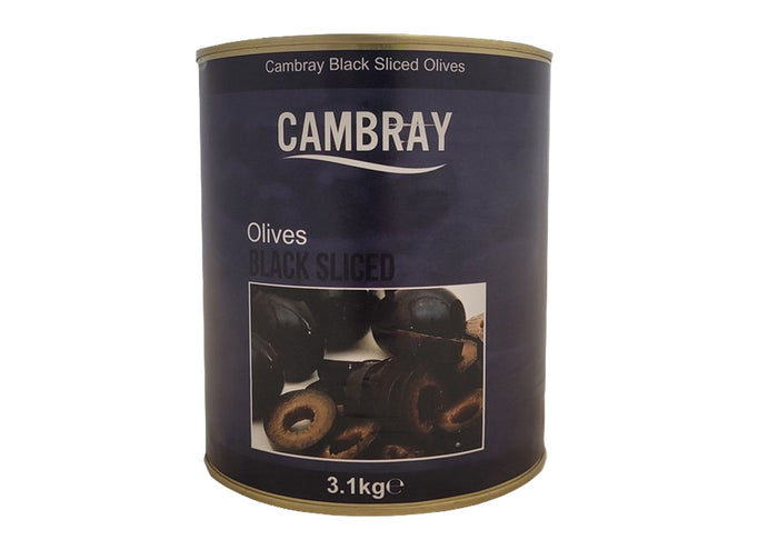 Cambray - Black Sliced Olives (3.1Kg)