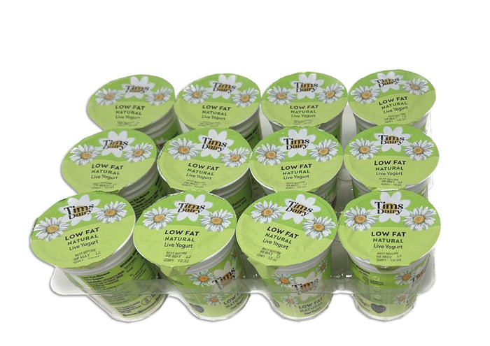 Yoghurt, Low Fat, Natural (12x125g)